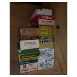 Large assortment of 38 special loaded ammunition