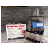 Cuisinart 14 cup food processor and KitchenAid food grinder attachment