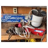 Electric fencer, spool and wire