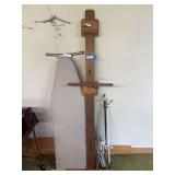 Art easels, ironing board