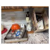 KitchenAid food grinder, and food processor attachment +5 baking sheets and an immersion blender