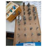 Assorted 1/4" shaft router bits