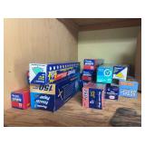 Large assortment of freezer paper, wax paper, aluminum foil