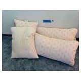 Three "my pillows" and one feather pillow