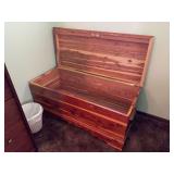 Very nice quality cedar chest 46 x 20 x 21