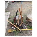 Splitting mauls, dbl bit axe, splitting wedges, apple picker