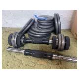 Hampton Adjustable dumbbells