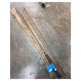 Antique bamboo fly rod, genuine Tonkin Cane
