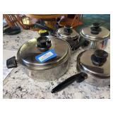 5 piece set of pots and pans