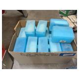 Box full of empty cartridge cases