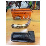 Old Smoky Folding Hunter with sheath