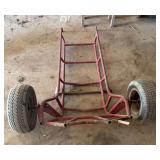 Two wheeled tree mover