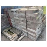 144+/- flat cement blocks