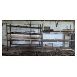 2 sections of pallet shelving