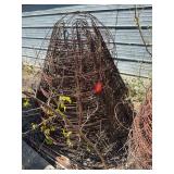 Qty of large tree baskets