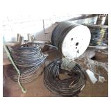New and used dripline, reel of used t tape drip line, huge spool of 1/2" dripline, 1 roll 500