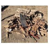 Pallet lot of steel as shown
