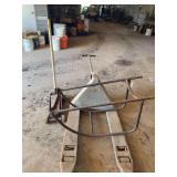 Pallet jack, barrel stand, and floor jack