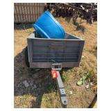 24x36 Rubbermaid 2 wheel pull trailer