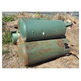 Five wessels vertical tanks