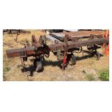 Three point, two row offset cultivator