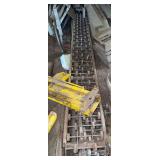 4 sections of multi roller conveyor 12" x 10