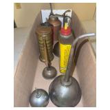 Oil cans, etc as shown