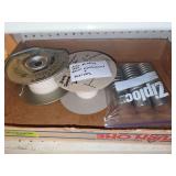 Zinc wicking for small containers and votives