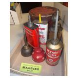 Oil cans, etc as shown
