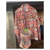 Rockmount Ranch Wear size 34 Purina Chicken Startena shirt and Purina Poultry Chows clothespin bag