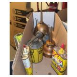 Oil cans as shown