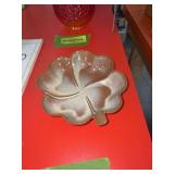 Frankoma 4 leaf clover dish No.223