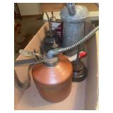 Oil cans, etc as shown