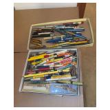 Many bullet pencils