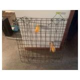 28x28 corn drying rack, folds flat Seller used as trellis