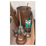 Oil cans as shown