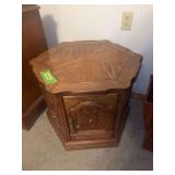 Hexagon shaped side table