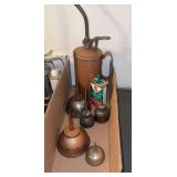 Oil cans as shown