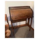 Child size roll top desk 14D x 25L x 34H
