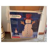 5’ tall lighted snowman