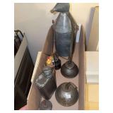Oil cans as shown