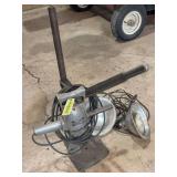 Two work lamps and Home Utility electric drill