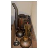 Oil cans as shown