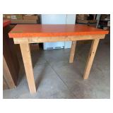 Formica topped garden potting table 30x47x35H