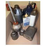 Oil cans, etc as shown