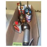 Oil cans, etc as shown