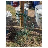 Wrought iron style plant stand