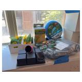 String line, ice cube tray, RV trailer camper cover? cleaning gloves
