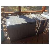 Plastic deck box