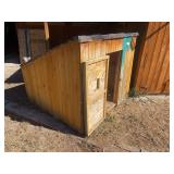 Very heavy duty wood dog house - 5’ x 5’ x 4’ tall come prepared to move! - can